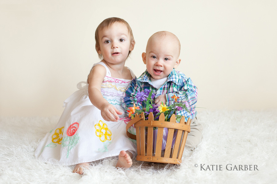 toddler and baby siblings