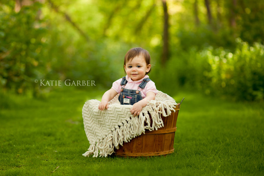 baby girl in basket