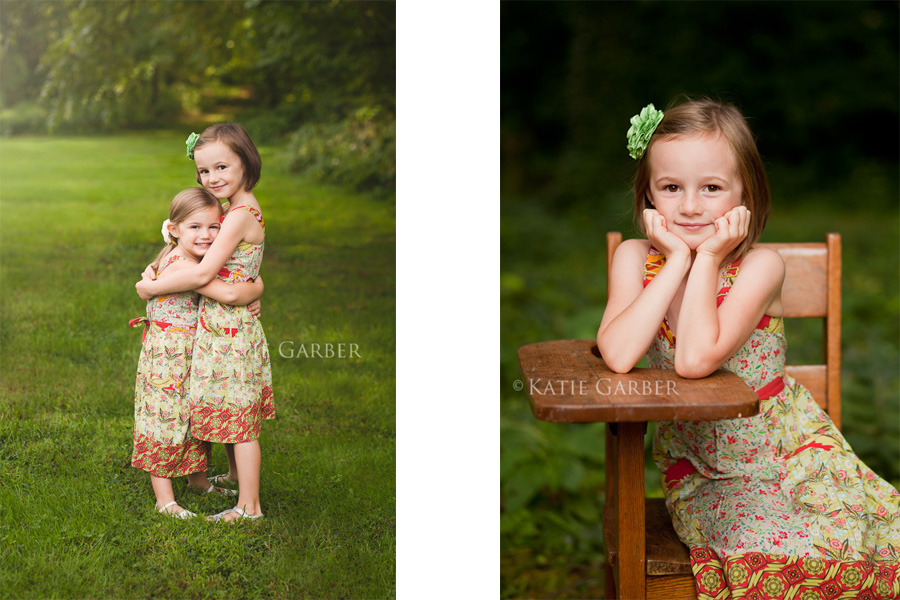 sisters and school picture
