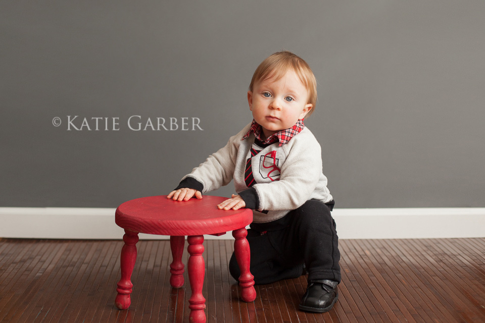 one year old with stool