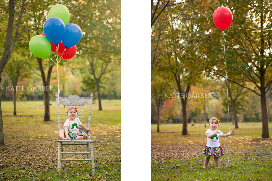 baby girl birthday balloons