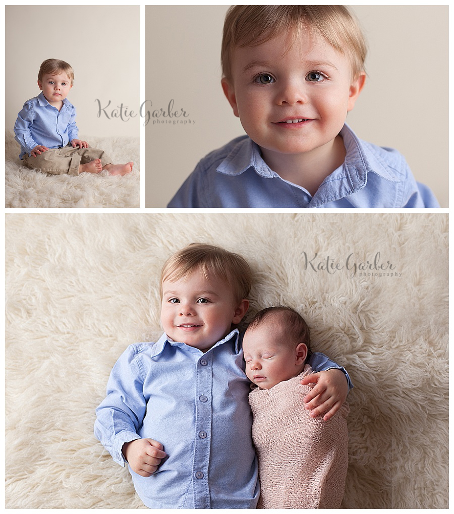 newborn with toddler sibling