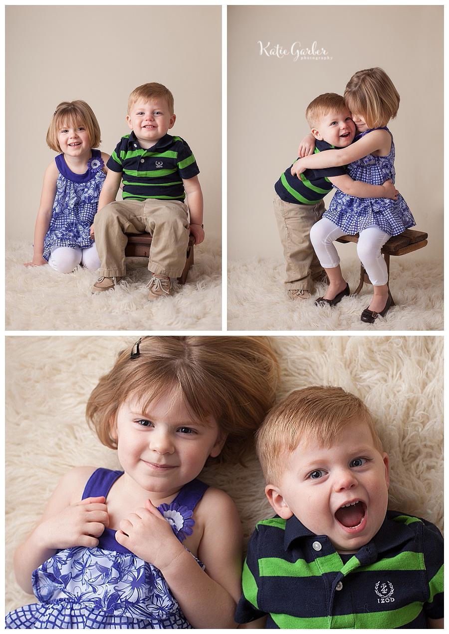 brother and sister sibling portraits