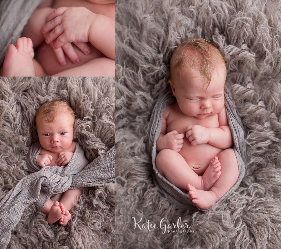 baby girl gray flokati