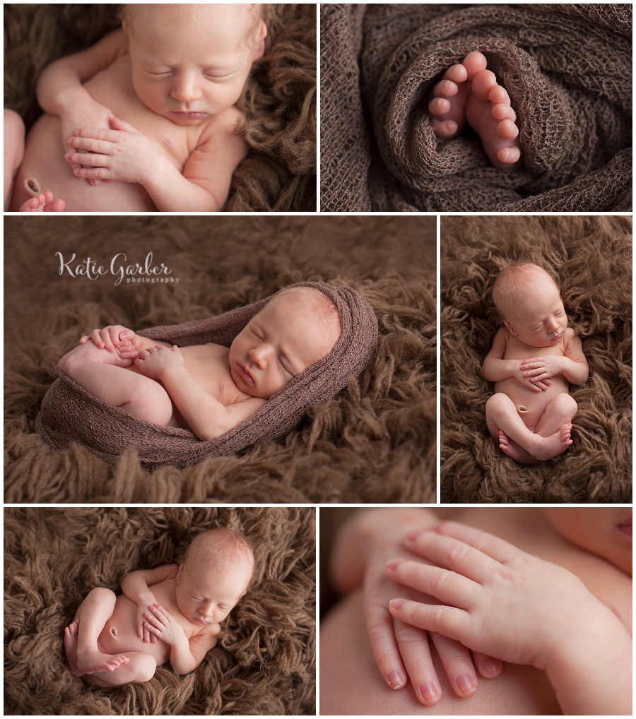 newborn baby brown flokati