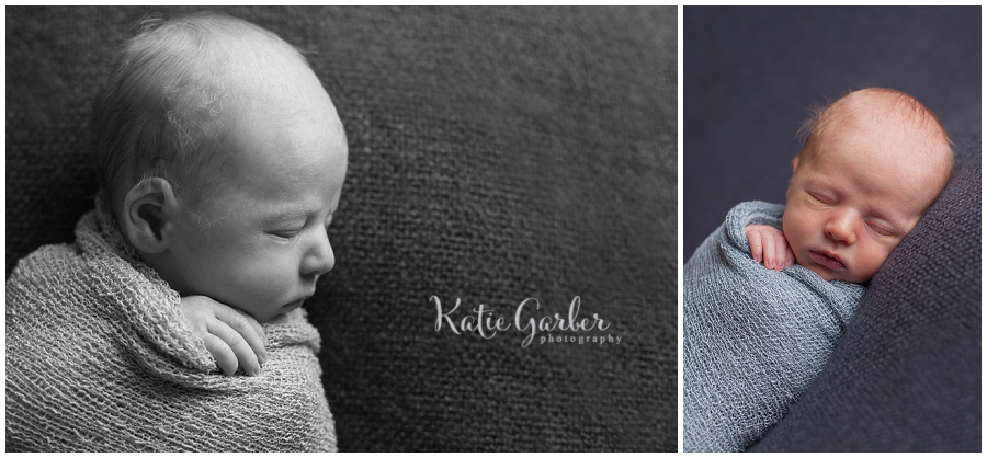 newborn baby swaddled