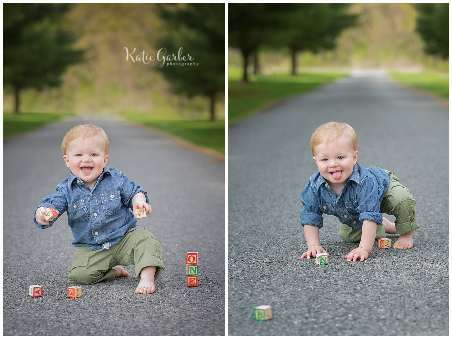 one year baby boy outdoor photo