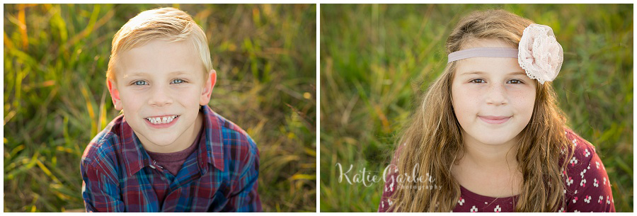 boy girl simple outdoor headshot