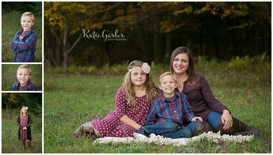 mom with kids family photo