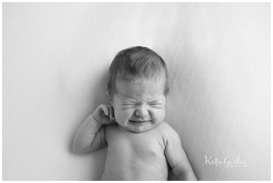 newborn baby crying