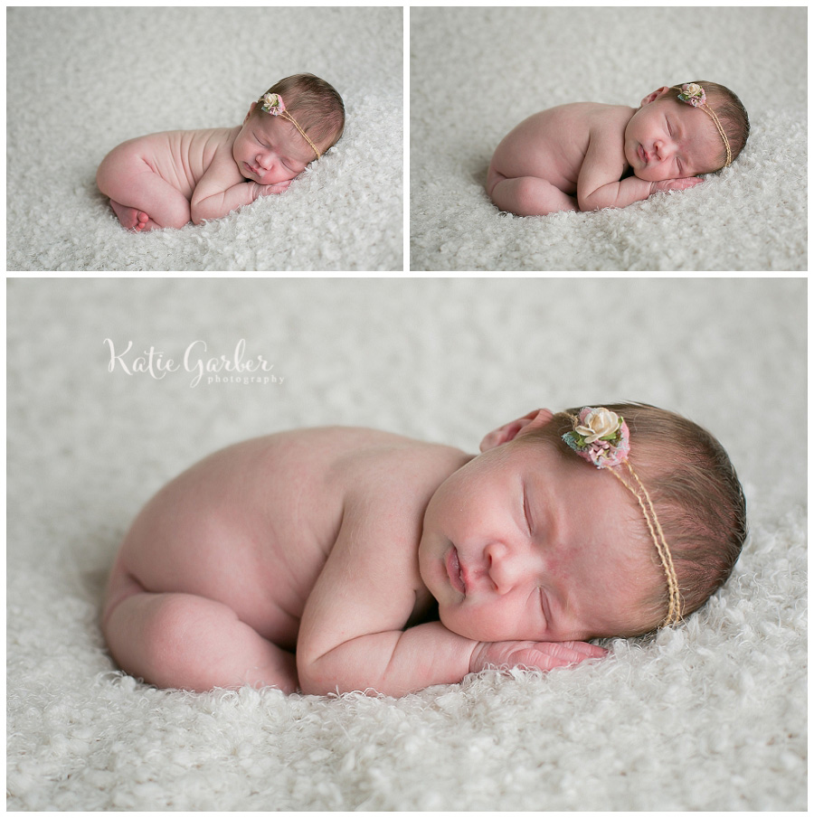 newborn girl photo session