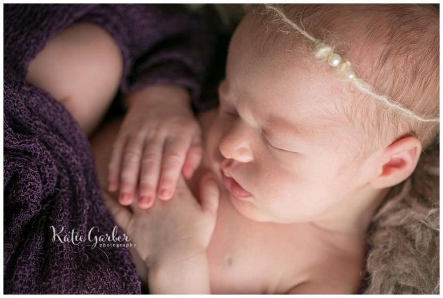 macro baby details close up