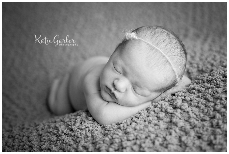 newborn baby black and white