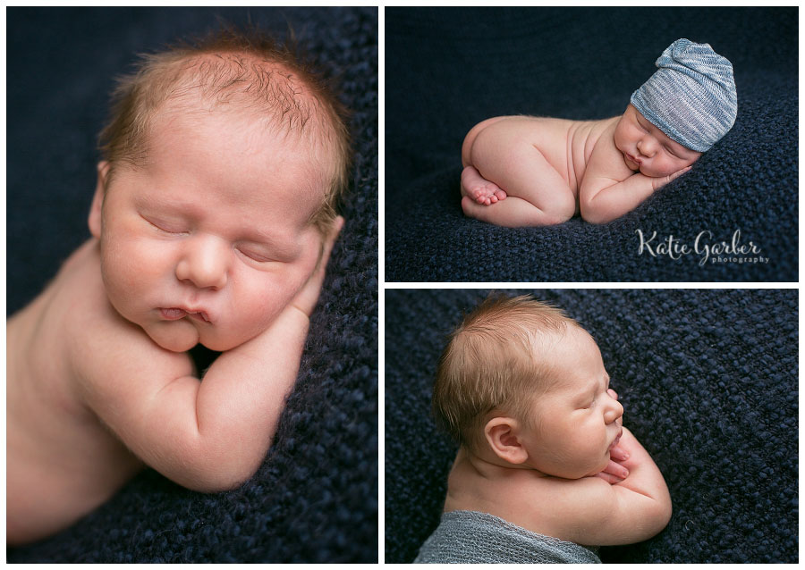 newborn boy blue blanket