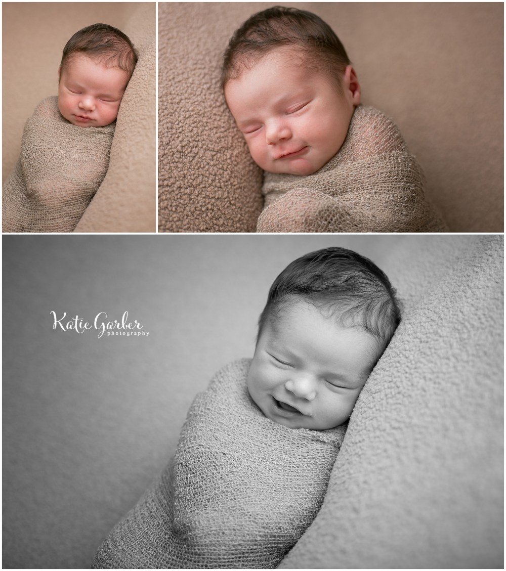 baby boy swaddled photo