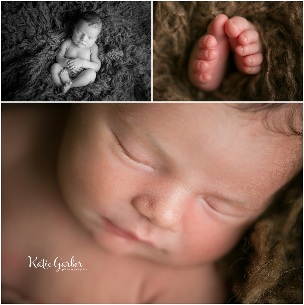 macro details baby boy