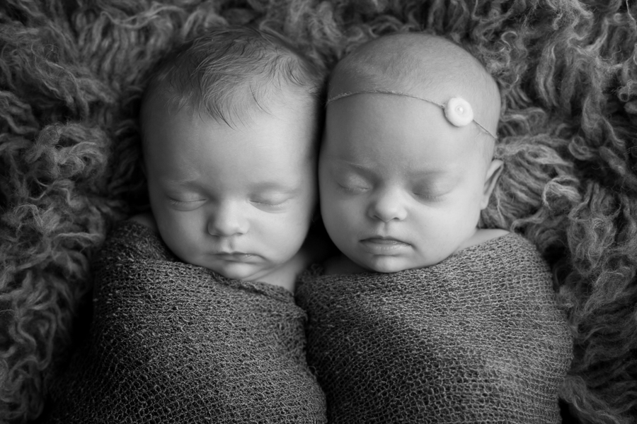 boy girl newborn twins